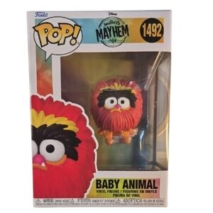 Funko × Muppets Mayhem Baby Animal POP Vinyl Figure - Red and Yellow.